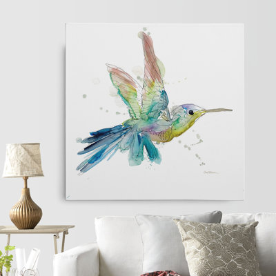 Reproduction d'art sur toile tendue, "Summbook Hummingbird" par Carol Robinson