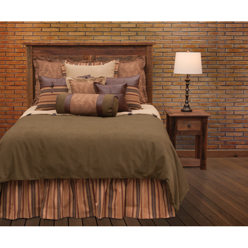 Wooded River Autumn Leaf Duvet Set Queen, Queen