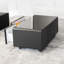 Table basse moderne intelligente avec réfrigérateur intégré, haut-parleur Bluetooth, chargement sans fil