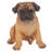 Pug Puppy Partner Dog Statue