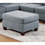 Repose-pieds de salon en tissu 1pc