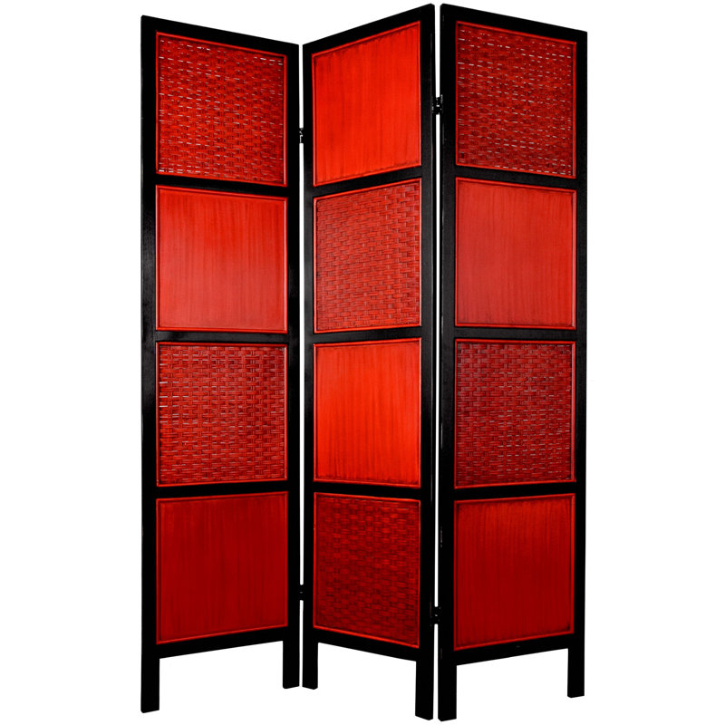 Monson 54" W x 72" H 3- Panel Folding Room Divider