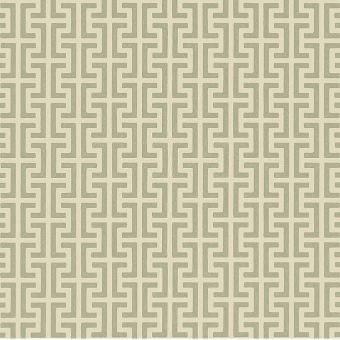 Papier peint Schumacher x Veere Grenney Temple, Sauge