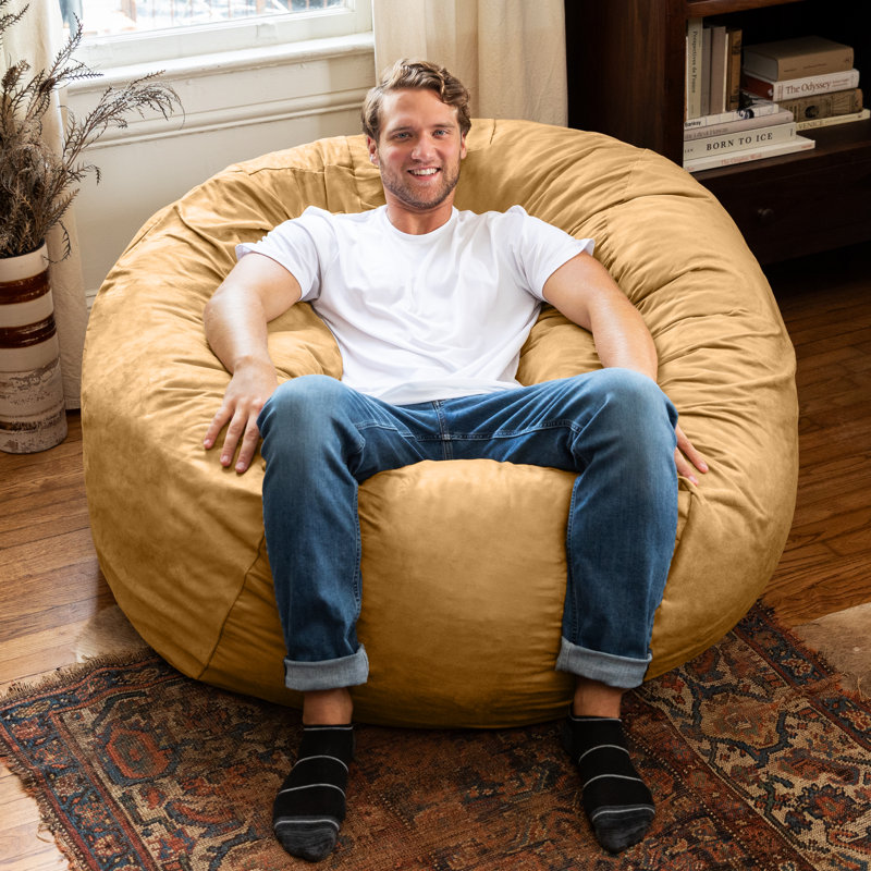 Fauteuil à billes Jaxx Basics, Brun