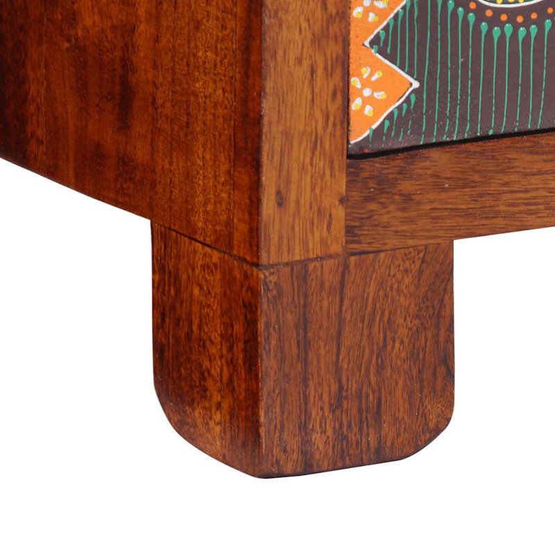 40cm W Solid Wood Bedside Table