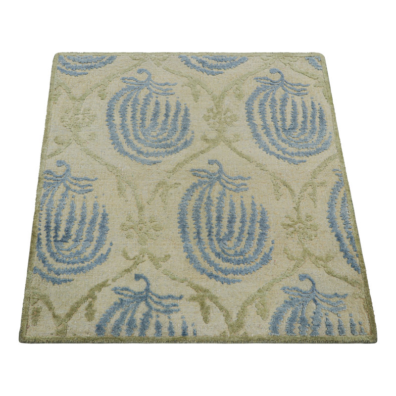 One-of-a-Kind No Hand Knotted Area Rug