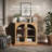 3-Piece Modular Sideboard Cabinet - C+2C - Camel-1284448625