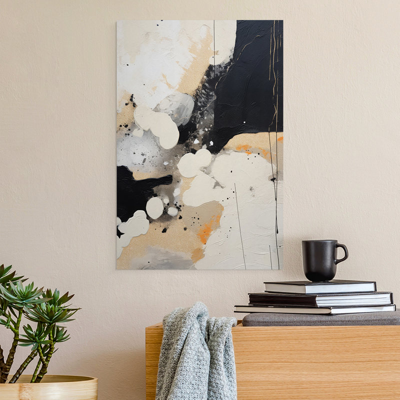 ABSTRACT Series D - Impression sur toile seulement - NON-CADRE