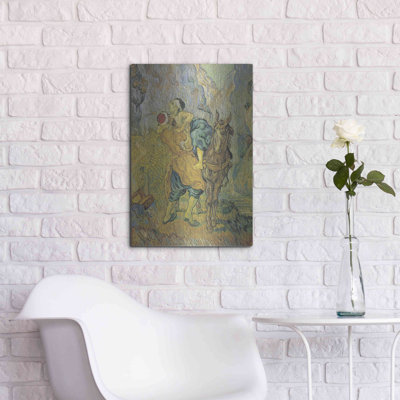 «Der Barmherzige Samariter» par Vincent Van Gogh, art mural en métal
