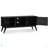 Draper - Mid Century Low TV Media Stand - Black