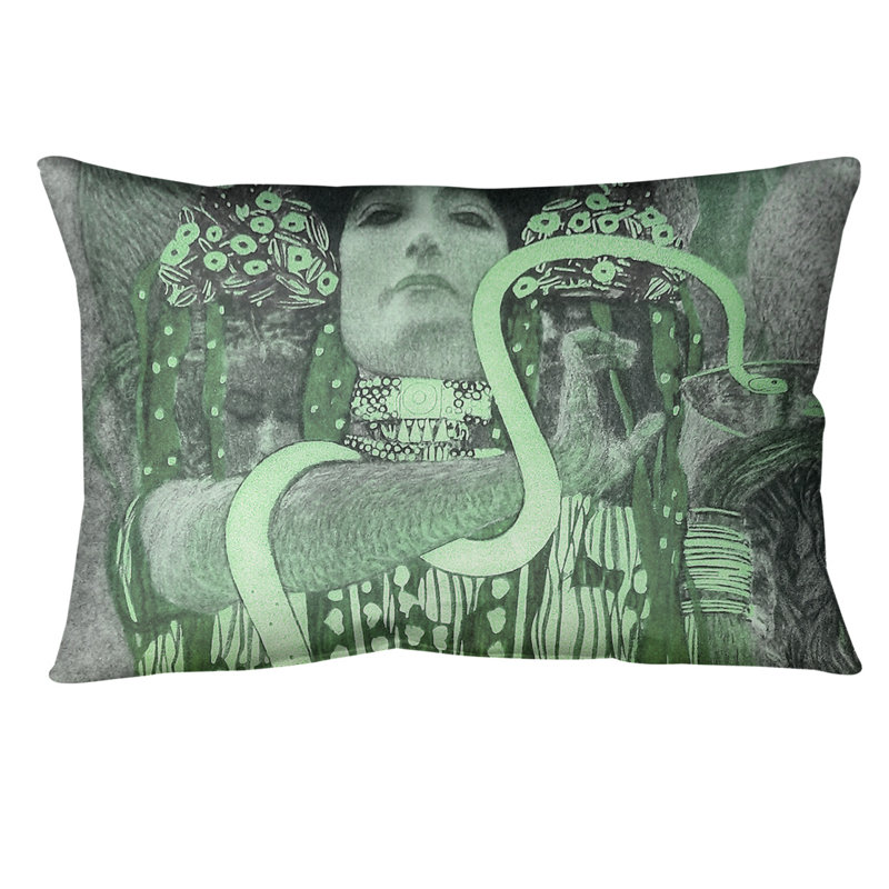 Coussin lombaire hygeia, Vert, Sergé de coton