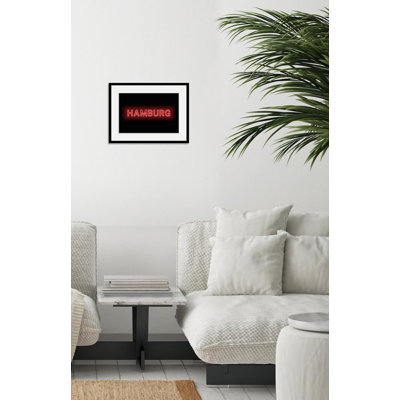 Hamburg - Single Picture Frame Print