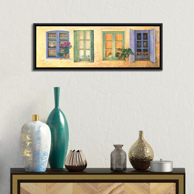 «Mediterranean Windows», reproduction sur toile