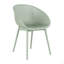 Été - Ensemble de 2 chaises longues modernes - Plastique PP intérieur / extérieur toutes saisons, léger pour patio, plage, salon-1518449184