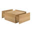 Table basse carrée avec tiroirs de rangement double face Klag-299239208
