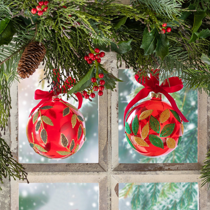 4.5'' Glass Ball Ornament