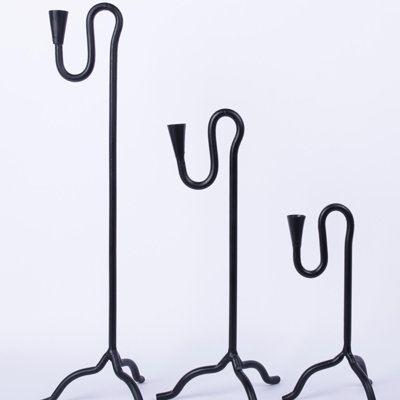 24'' H Iron Floor Candlestick