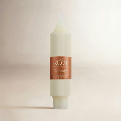 Smooth Collenette Unscented Taper Candle