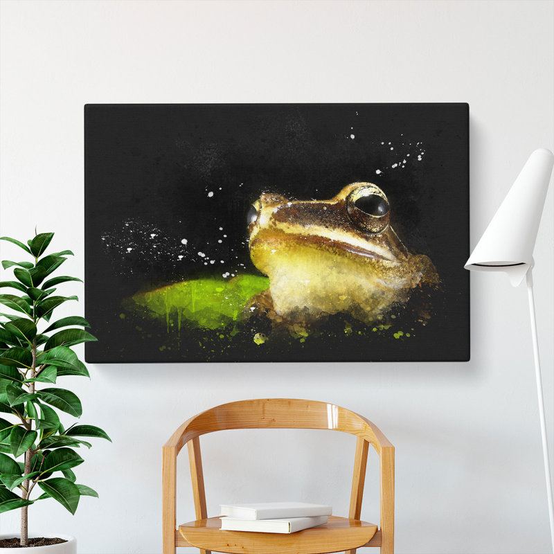 Frog Vol.2 - Wrapped Canvas Print, 40cm H x 60cm W x 3cm D