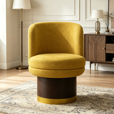 Fauteuil d'appoint pivotant à 360 °
