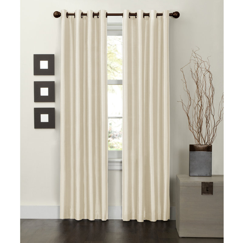 Besteiro Blackout Curtain Single Panel, 54" W x 84" L, Natural
