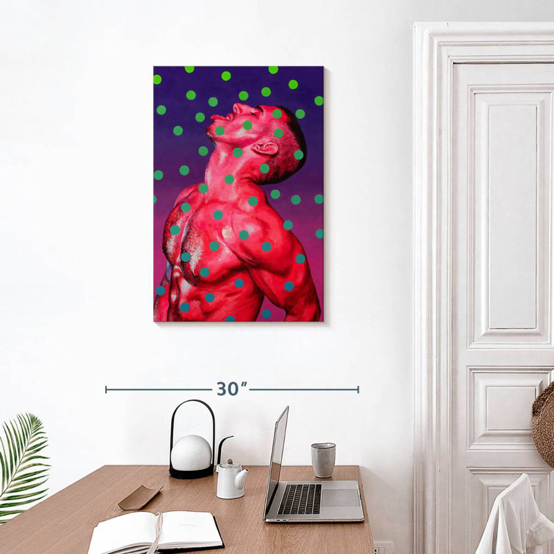 Leisha Ultraviolet Guy, 30" H x 20" W