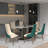 Cedarburg Chee High-Back Dining Chair with Two-Tone Design and Ash Wood Legs No Assembly-1581327949