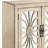 Goel Console Cabinet with Glass Doors and Storage Shelf