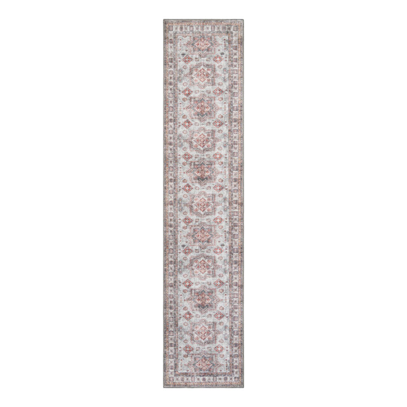 Macchione Performance Chenille Floral Indoor Rug, Runner 2'7" x 12'