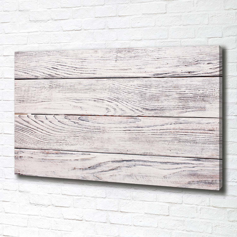 Wooden Wall - Wrapped Canvas Print