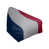 Navy Blue/Flat Silver/Red selected
