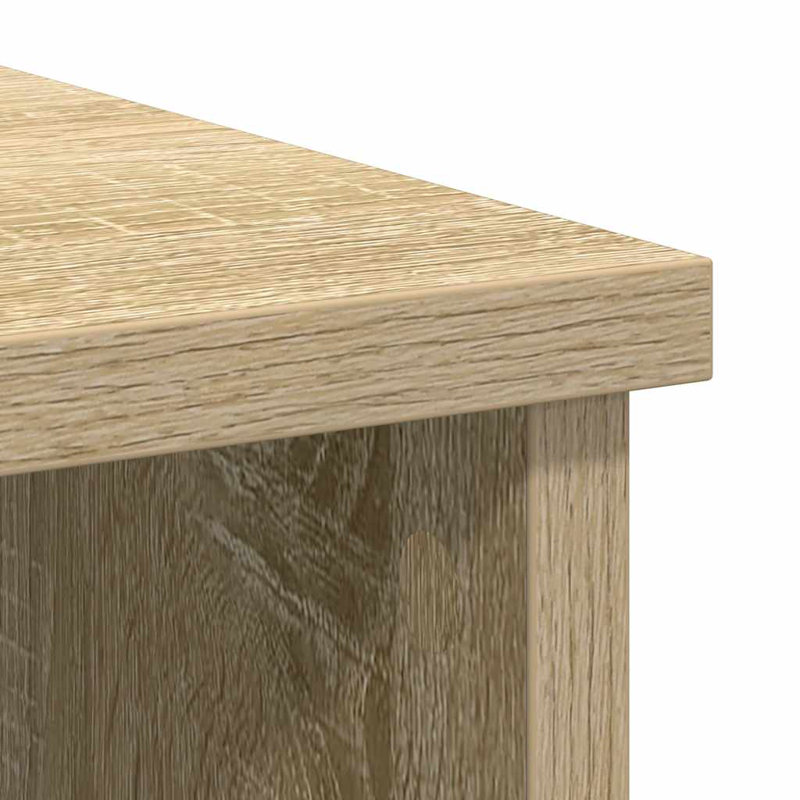 Sideboard With Drawer 101X35x76 Cm Engineered Wood, Sonoma Oak
