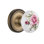White Rose Interior Mortise Door Knob