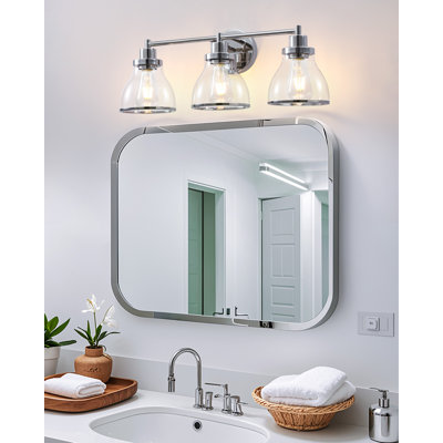 Vanity Light for Bathroom/Hallways/ Dressing Room Clear Glass Shade