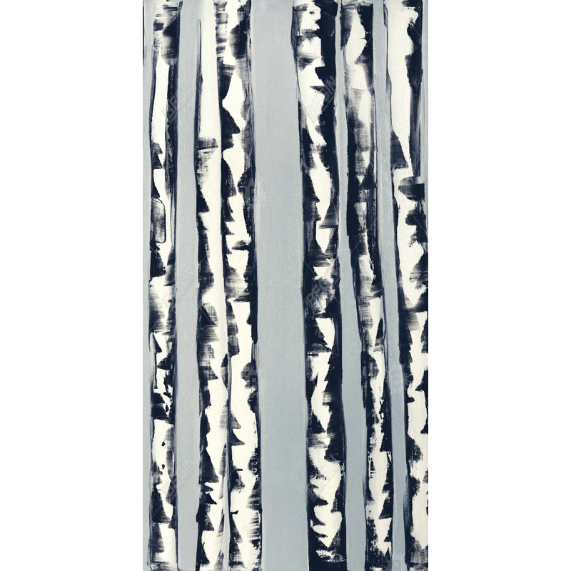 Small birch trees - 15.75"x31.50" Desk mat