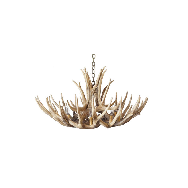 Lustre géométrique 8 lumières unique/à l’état Agnes, H 22 po x l 37 po x P 37 po