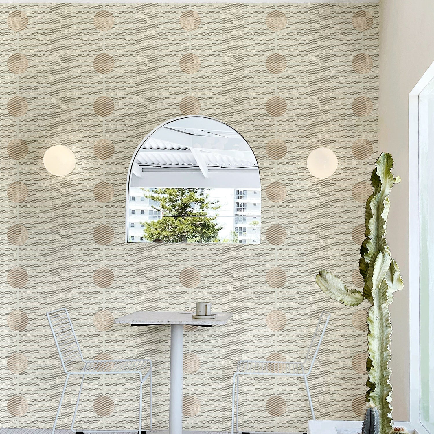 Nomalanga Self-Adhesive Wallpaper, Linen, Non-pasted