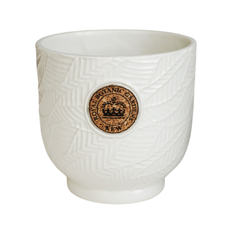 Ceramic Cachepot, Ivory