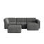 4 Seater Corduroy Seating Component-1222776803-1222776827
