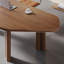 Bureau moderne moderne durable en bois de frêne brun irrégulier-85560403