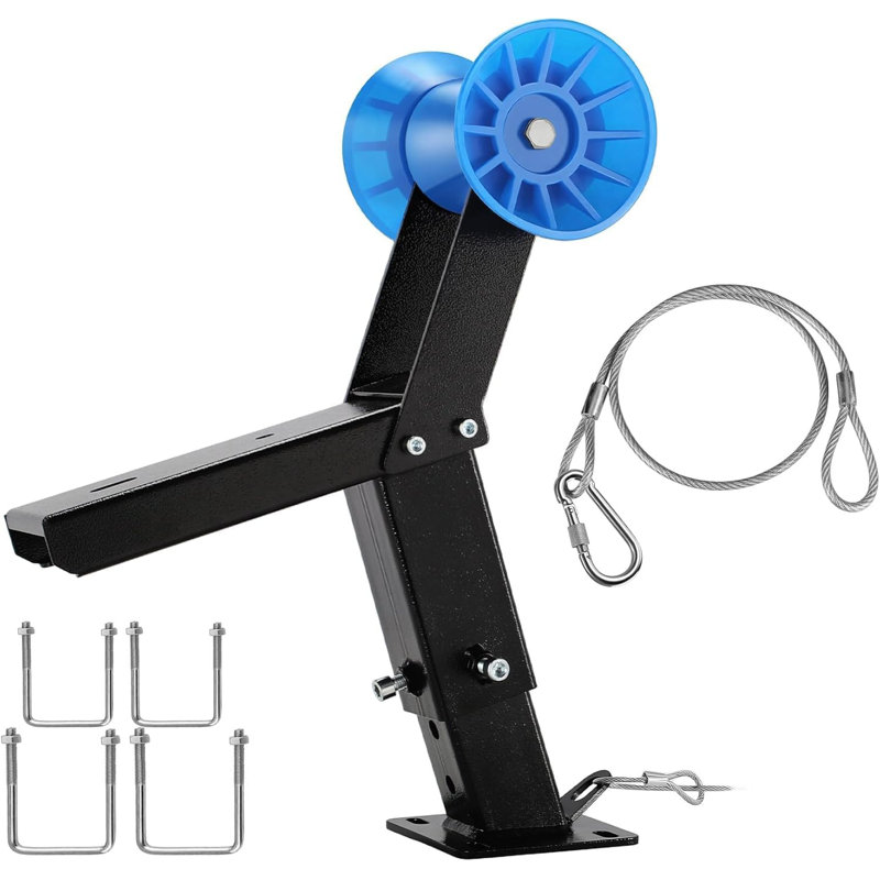 Boat Trailer Winch Post with Roller
