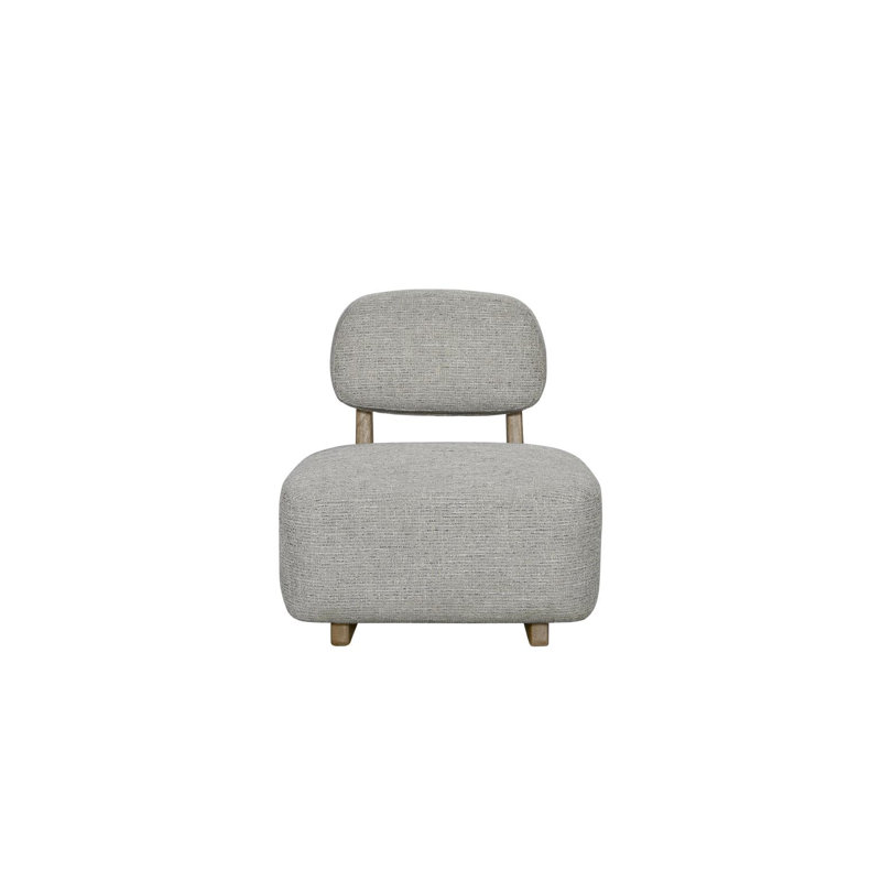 Chaise d'appoint Haledon - Bois flottant Dublin, Gris