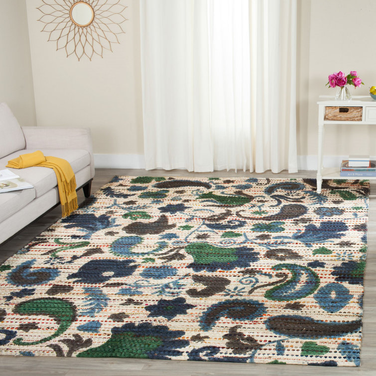 Tapis oriental en coton tissé à la main Veropeso Cedar Brook