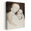 Madonna And Child Abstract Classic Romantic Portrait Wall Art Print 1 Piece Wrapped Canvas Wall Art-714373585