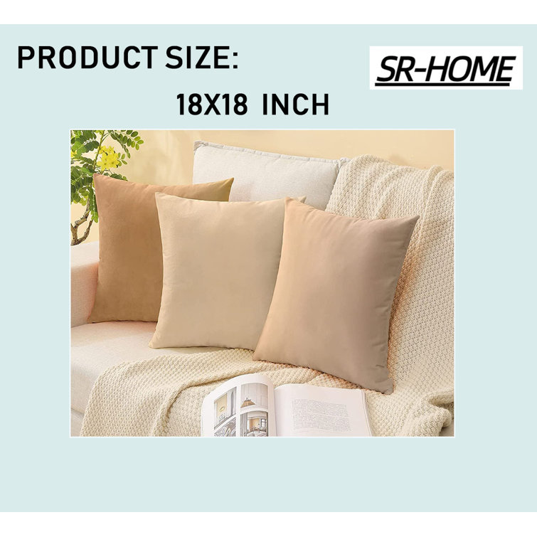 SR-HOME Velvet Pillow Cover