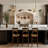  Lakendria 5 - Light Dimmable Wagon Wheel Shaded Chandelier