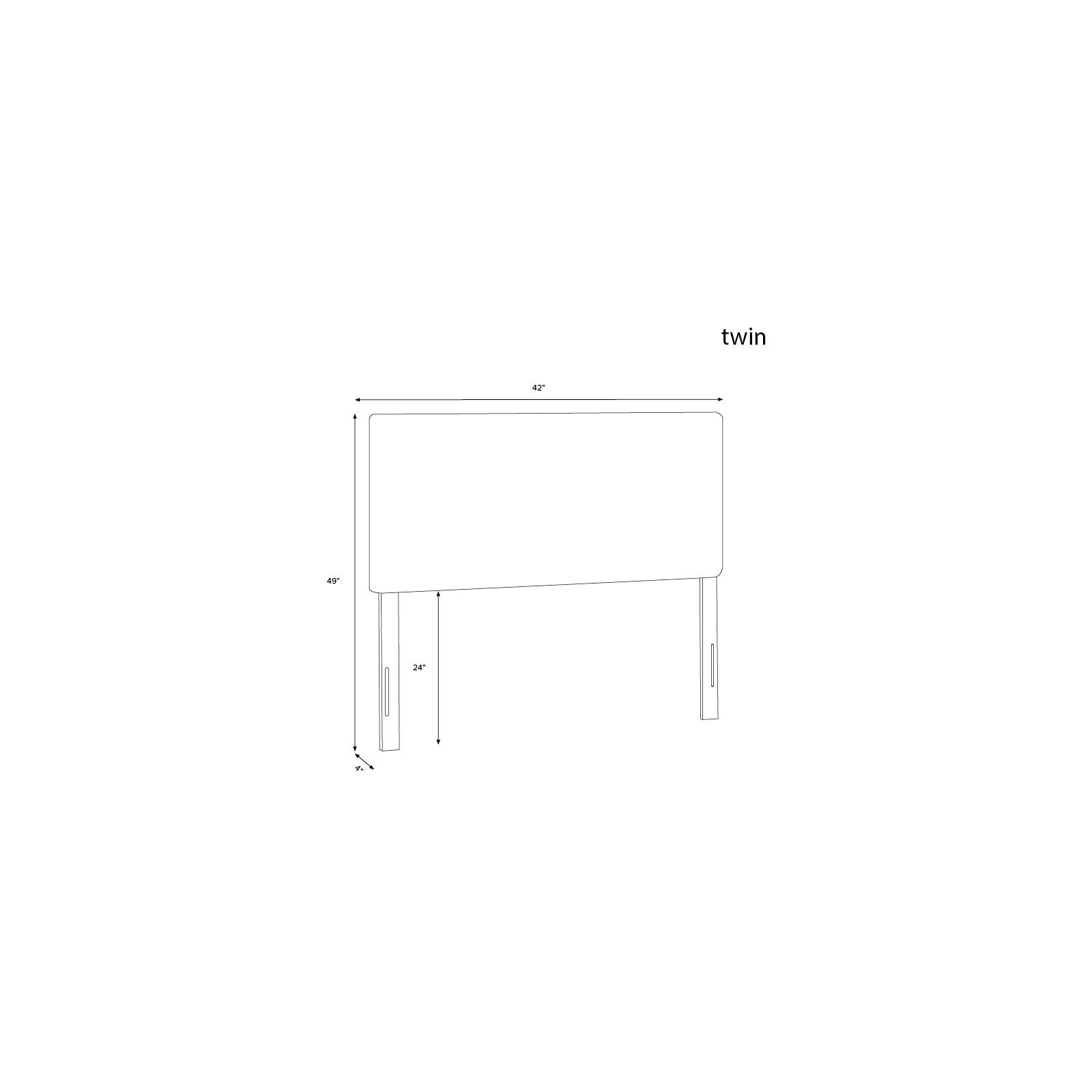 Cinta Upholstered Headboard, Twin