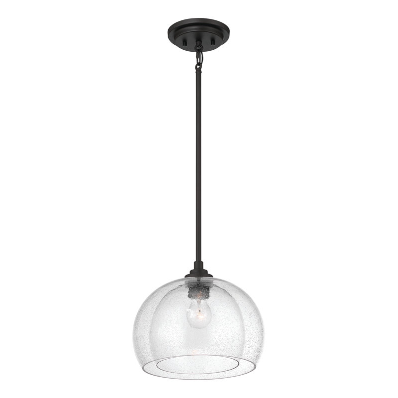 Glint 12" 1-Light Convertible Pendant/Semi-Flush Mount