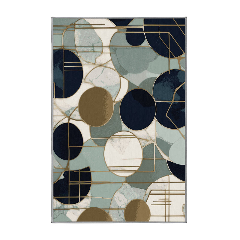 Starbeam Halo Rug, Rectangle 6' x 9'