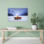 Solitary Winter Mountain View Peaceful Serene Tranquil Landscape Mountain Wall Art Print 1 Piece Wrapped Canvas Wall Art-817359252